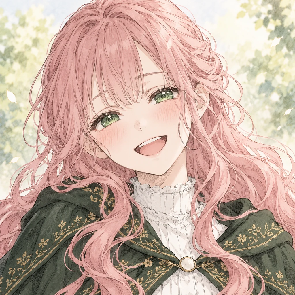 Rose AI 辅助角色插画