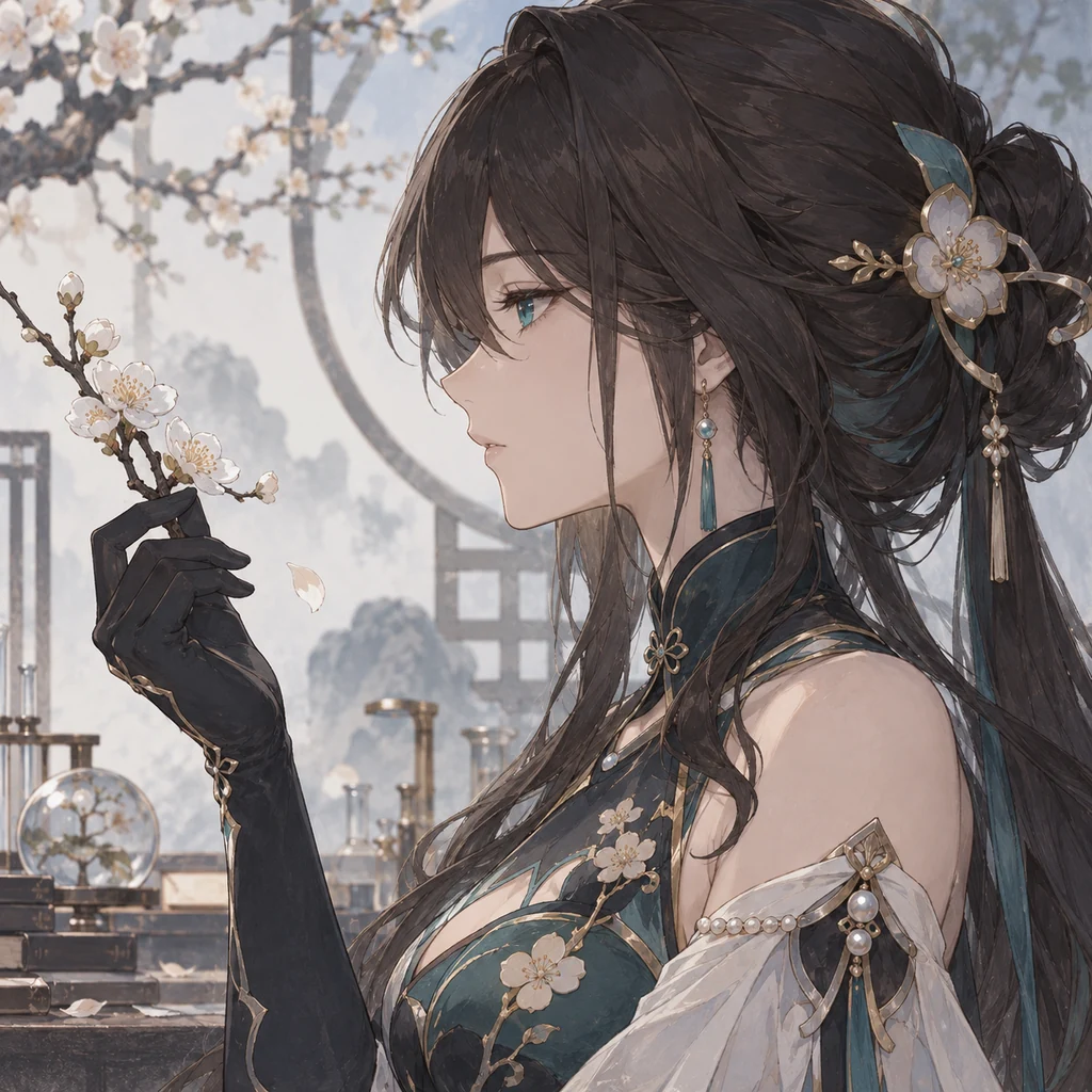 Ruan Mei AI 辅助角色插画