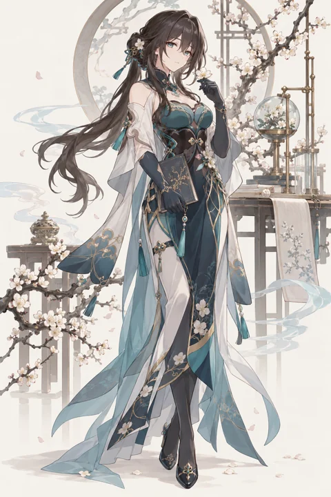 Ruan Mei角色示意插画