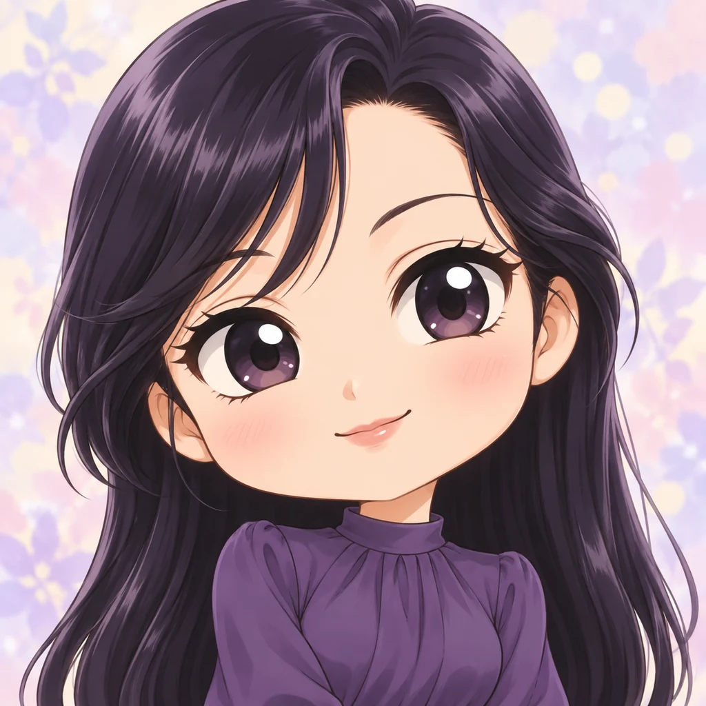 来生泪 AI 辅助角色插画
