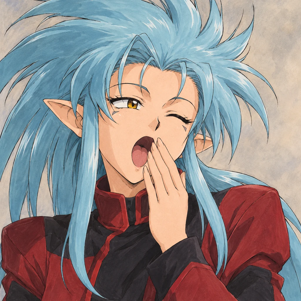 Ryoko Hakubi AI 辅助角色插画