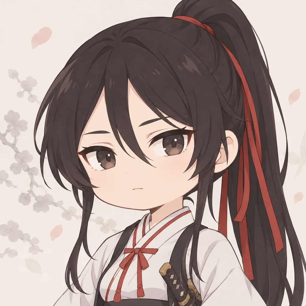 Yamada Asaemon Sagiri AI 辅助角色插画