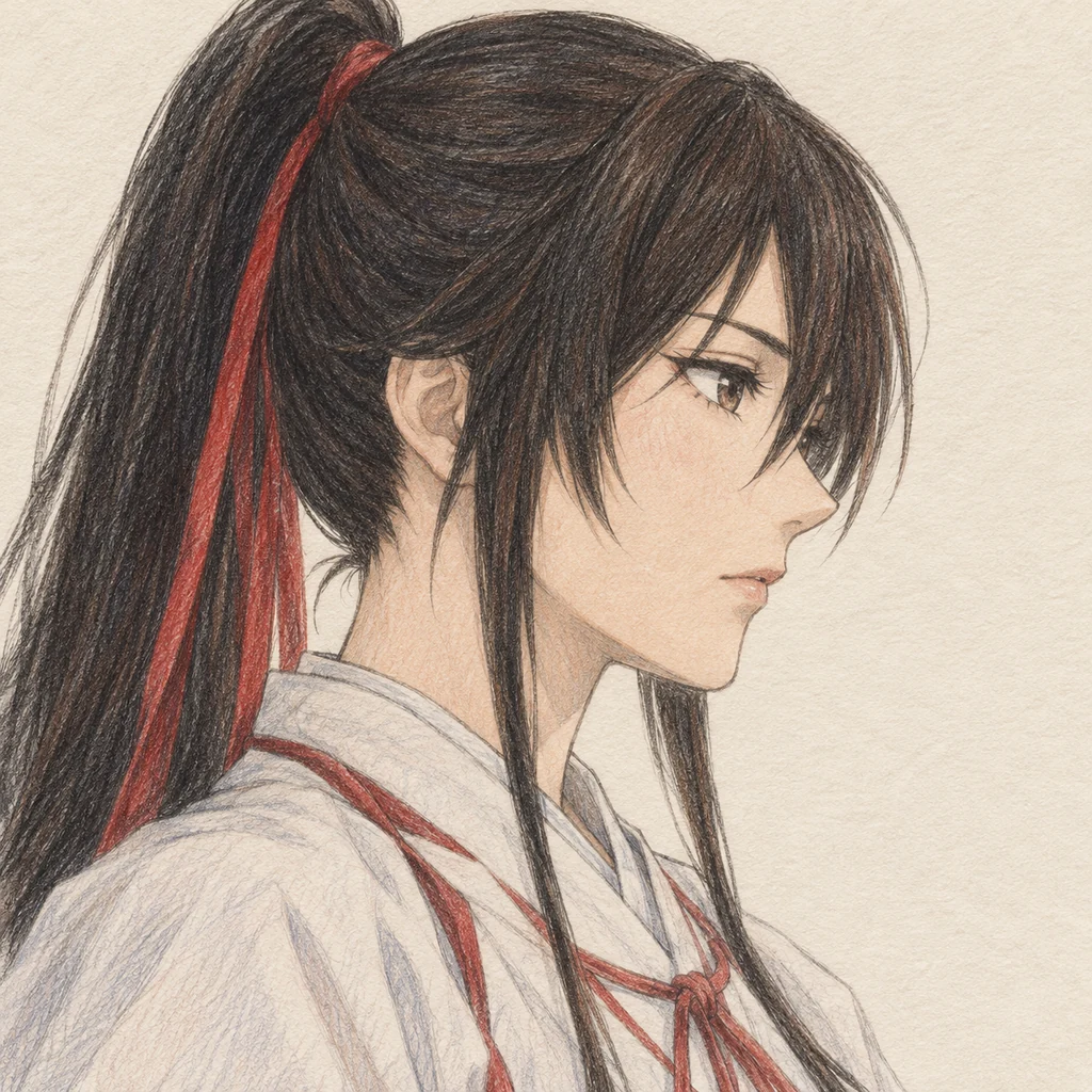 Yamada Asaemon Sagiri AI 辅助角色插画