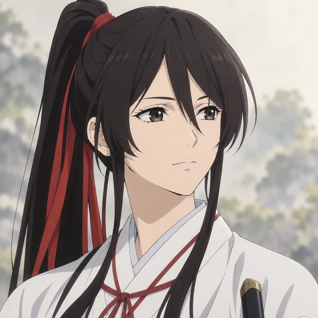 Yamada Asaemon Sagiri AI 辅助角色插画