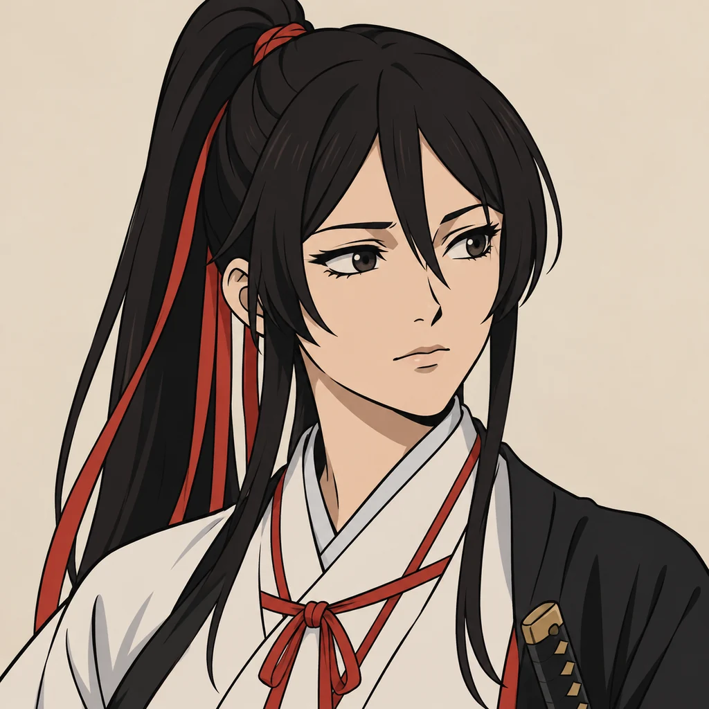 Yamada Asaemon Sagiri AI 辅助角色插画