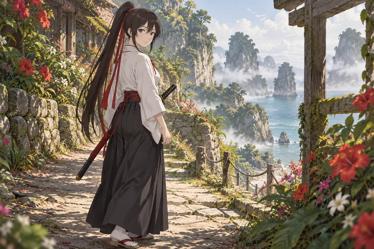 Yamada Asaemon Sagiri AI 插画