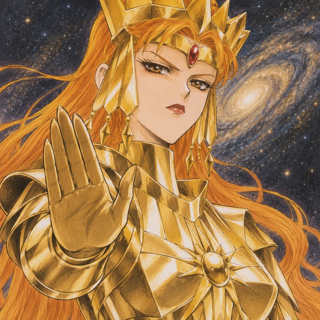 세일러 갤럭시아 AI 辅助角色插画