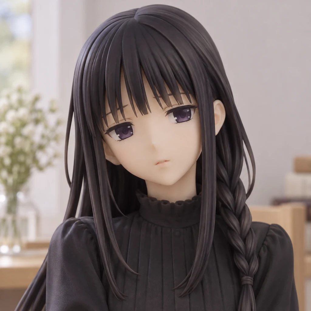 Saki Hanajima AI 辅助角色插画