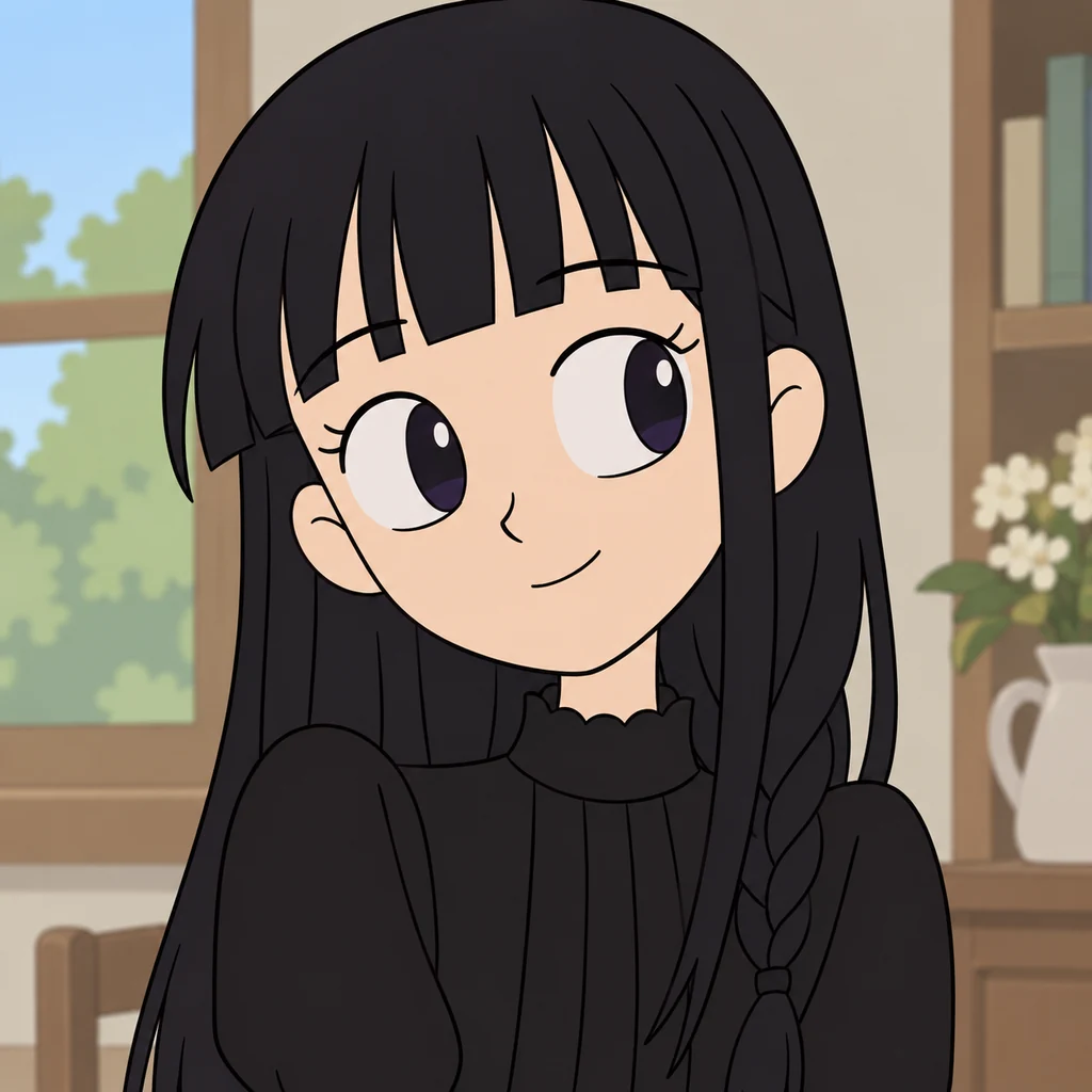 Saki Hanajima AI 辅助角色插画
