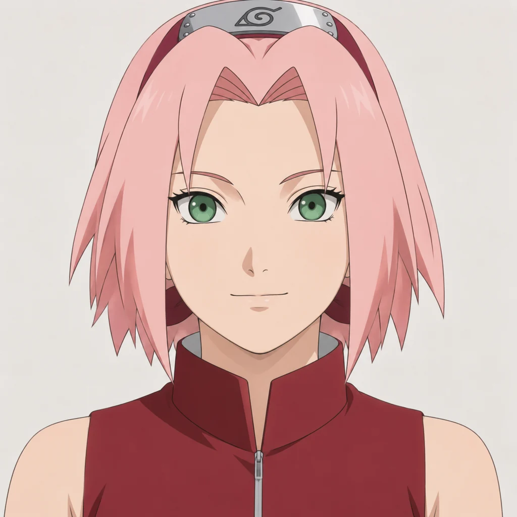 Sakura Haruno AI 辅助角色插画