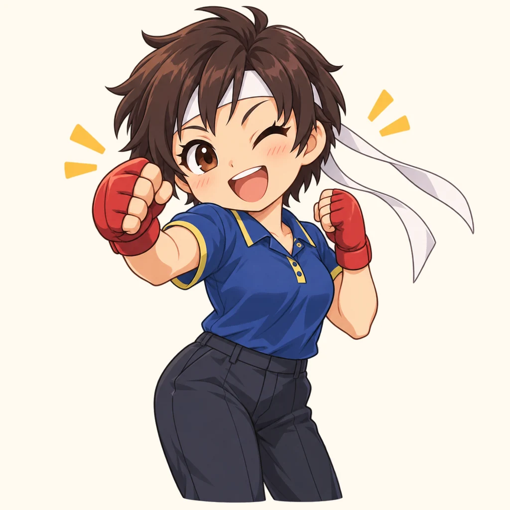 Sakura Kasugano 表情包 1