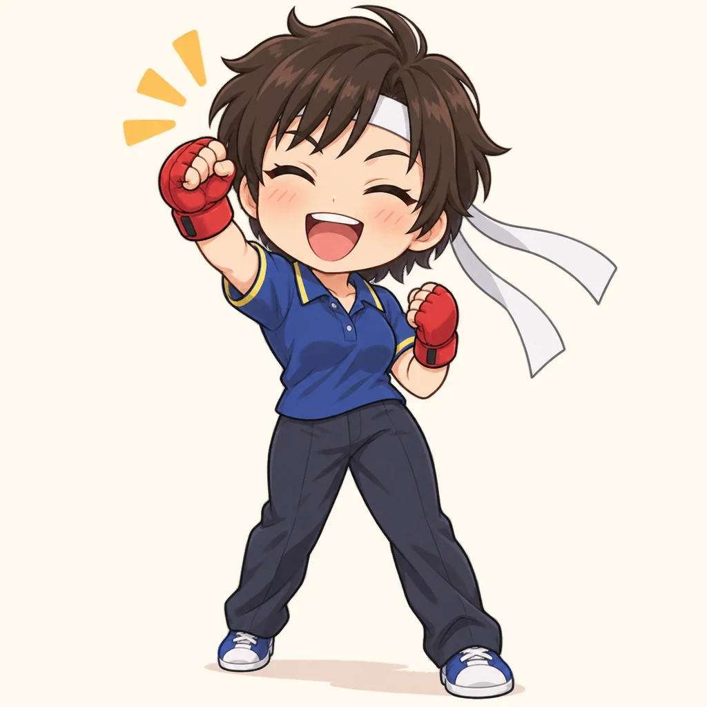 Sakura Kasugano 表情包 4