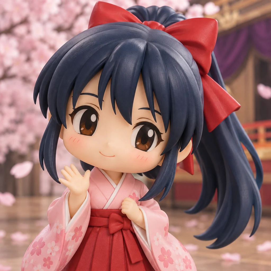 真宮寺さくら AI 辅助角色插画