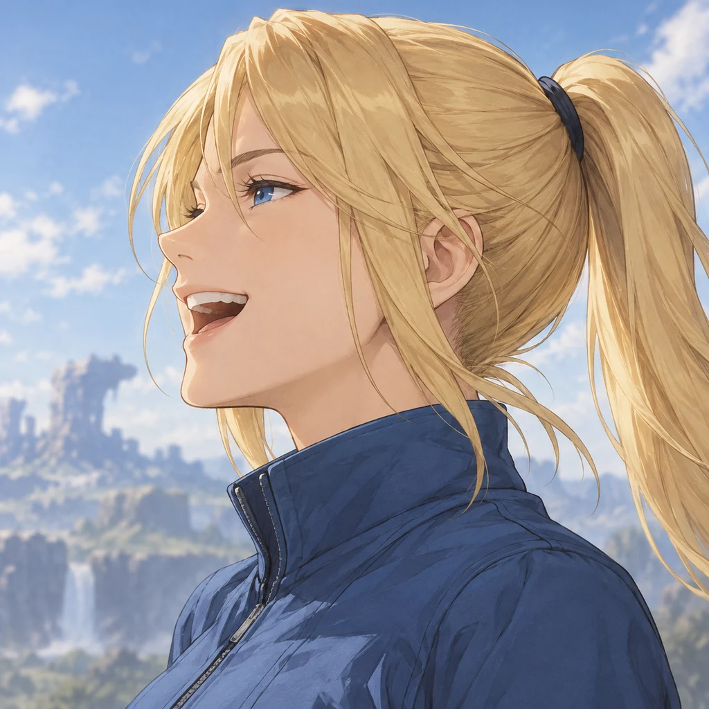 Samus Aran AI 辅助角色插画