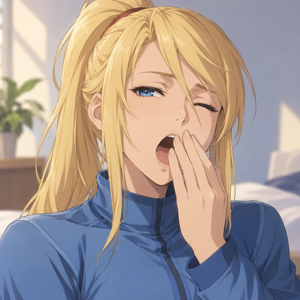 Samus Aran AI 辅助角色插画