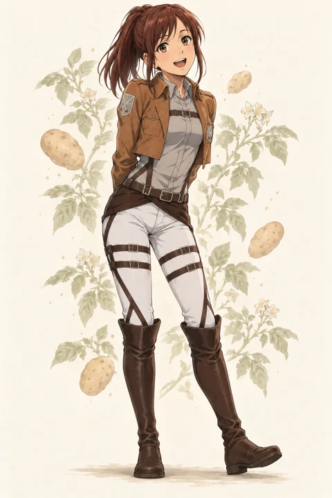 Sasha Blouse角色示意插画