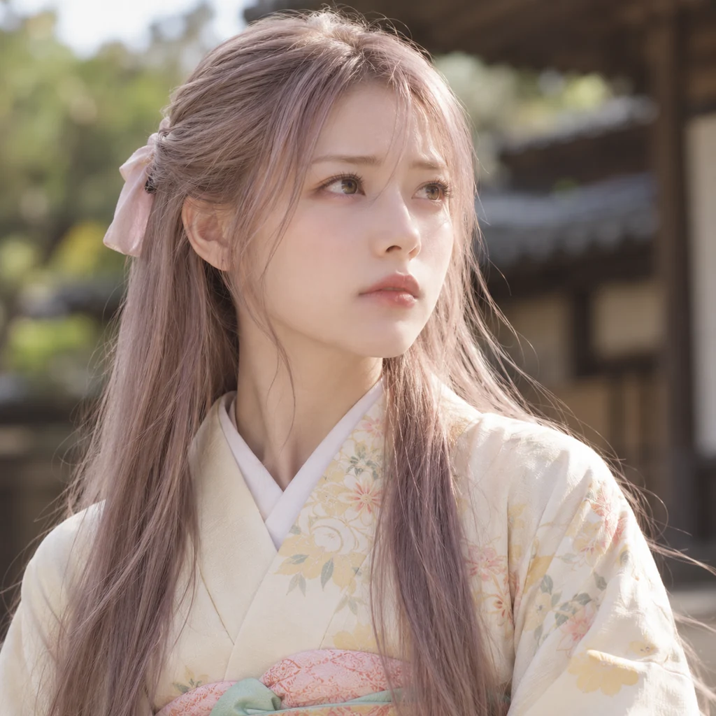 Satoko Kirigaya live-action AI portrait