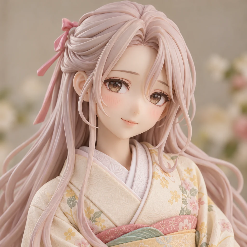 Satoko Kirigaya AI 辅助角色插画