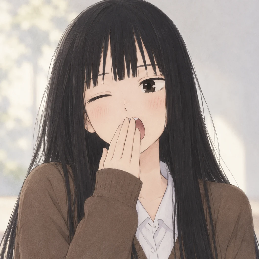 Sawako Kuronuma AI 辅助角色插画