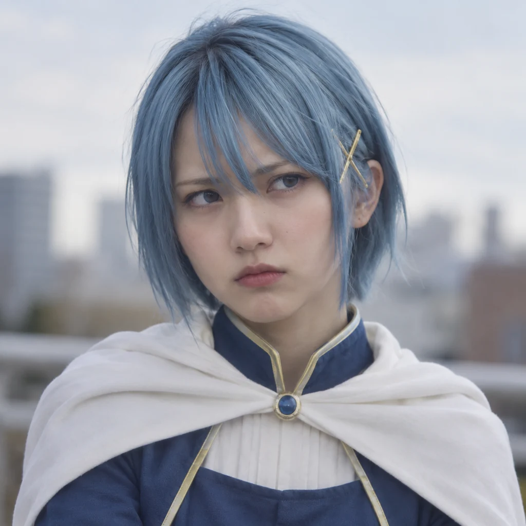 Sayaka Miki live-action AI portrait