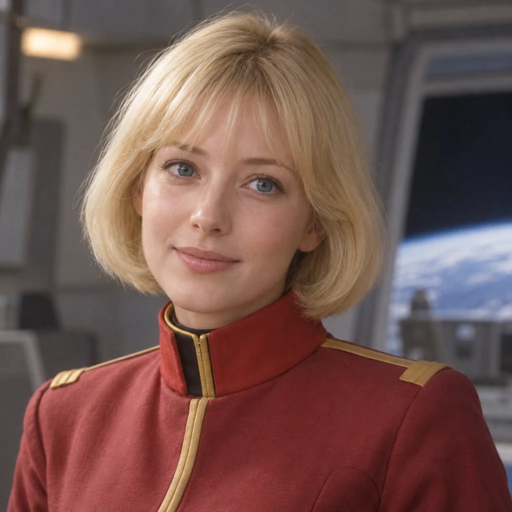 Sayla Mass live-action AI portrait