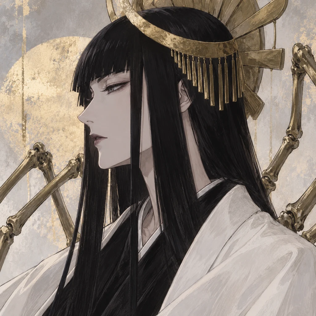 修多羅千手丸 AI 辅助角色插画