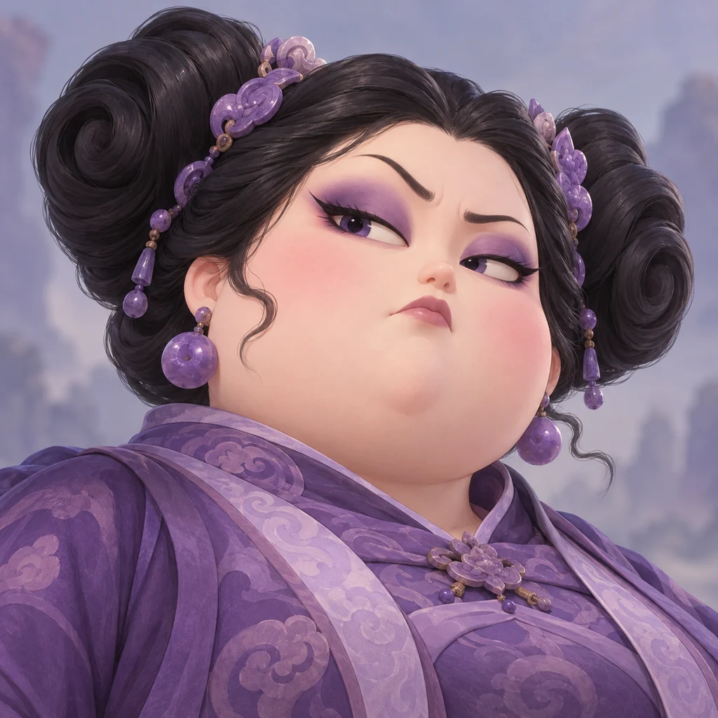 Lady Shiji AI 辅助角色插画