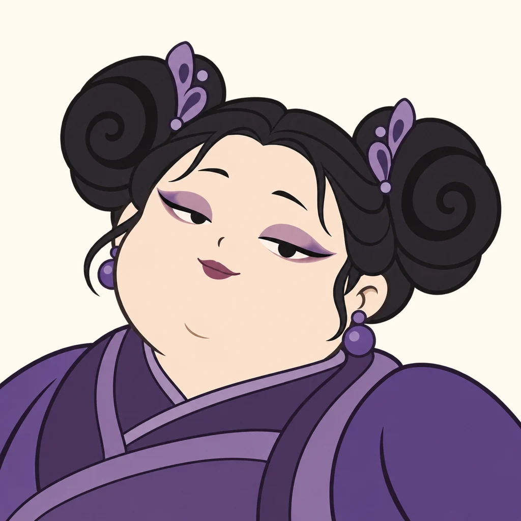 Lady Shiji AI 辅助角色插画