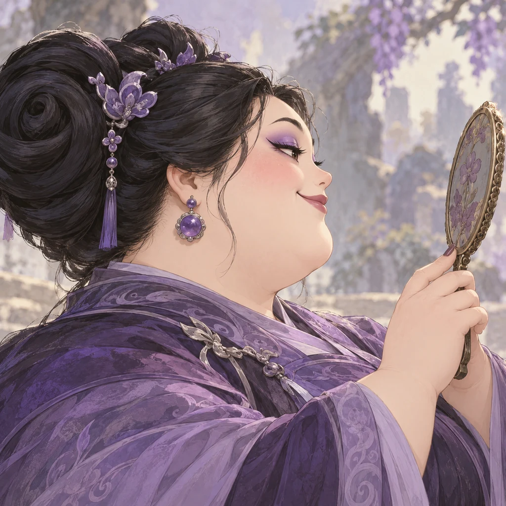 Lady Shiji AI 辅助角色插画