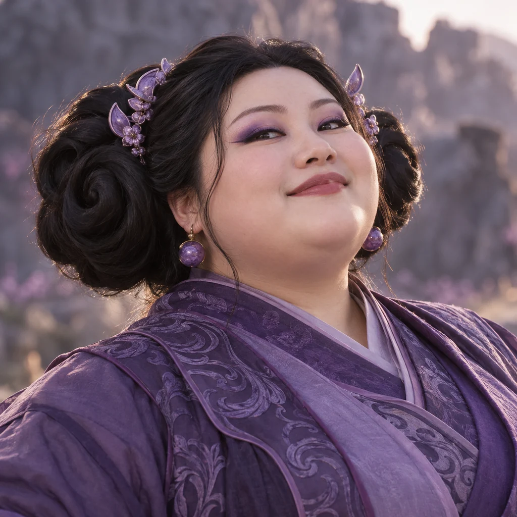 Lady Shiji live-action AI portrait