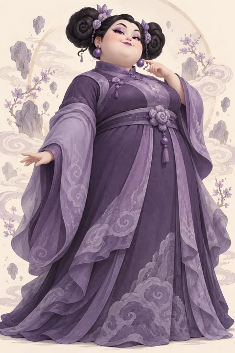 Lady Shiji角色示意插画