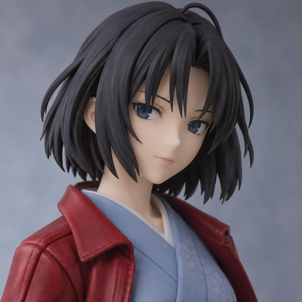 Shiki Ryougi AI 辅助角色插画