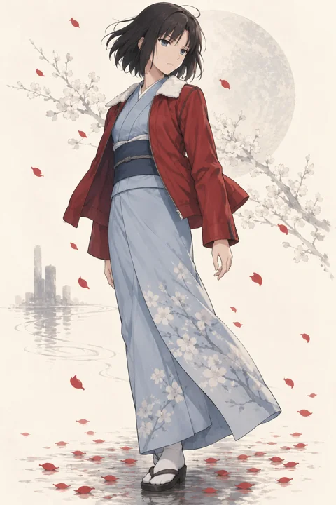 两仪式角色示意插画