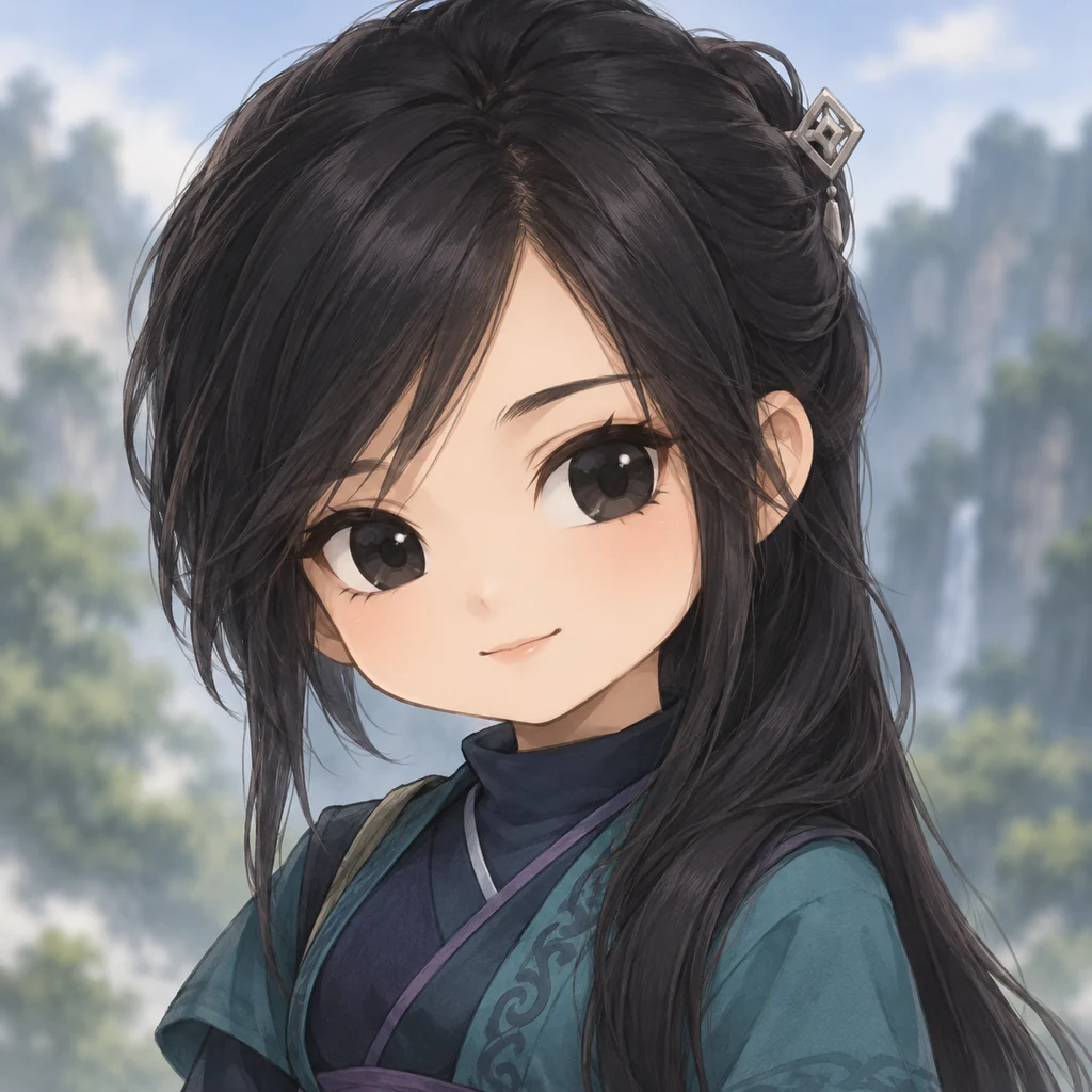 석란 AI 辅助角色插画