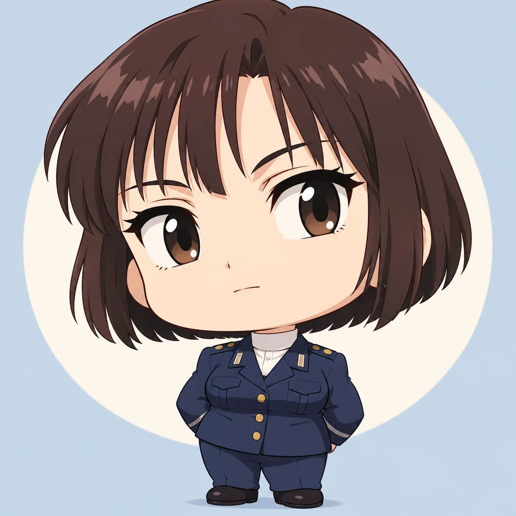 Shinobu Nagumo AI 辅助角色插画