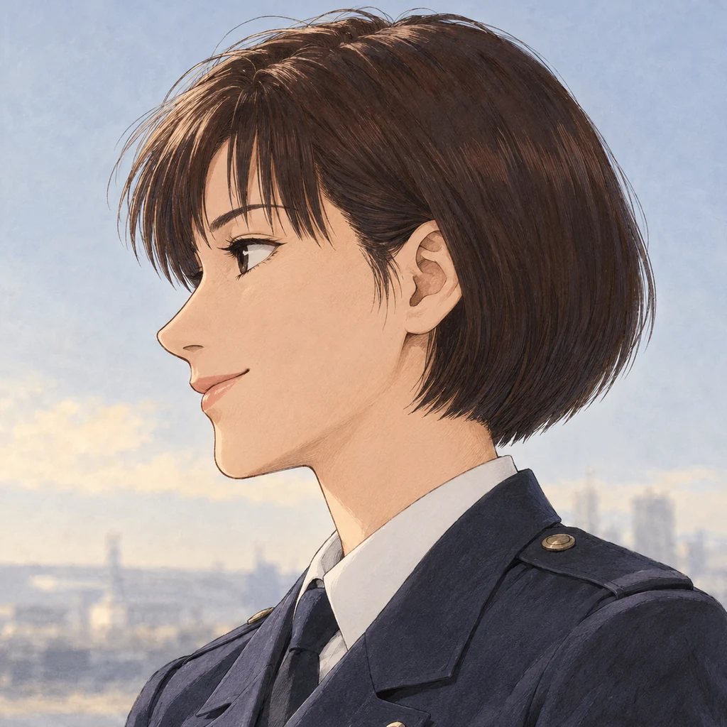 Shinobu Nagumo AI 辅助角色插画
