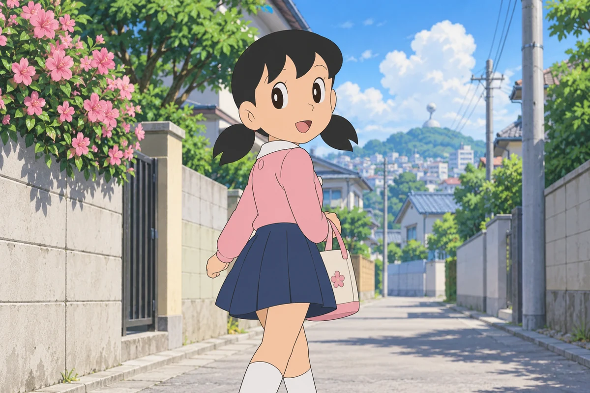 Shizuka Minamoto AI 插画