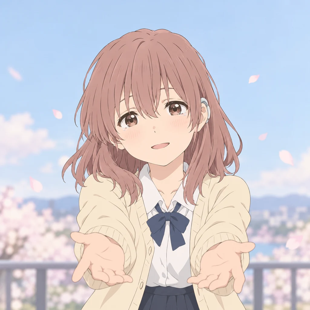 Shouko Nishimiya AI 辅助角色插画