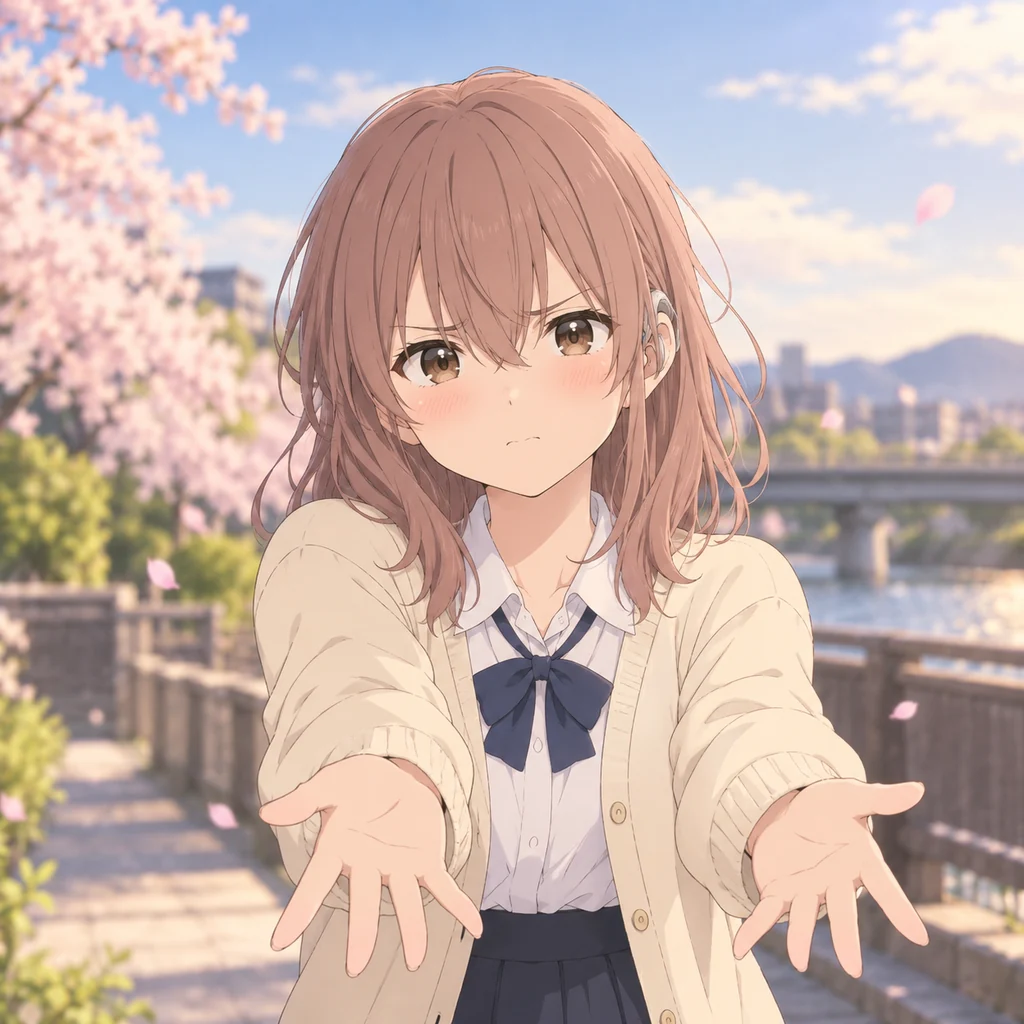 Shouko Nishimiya AI 辅助角色插画