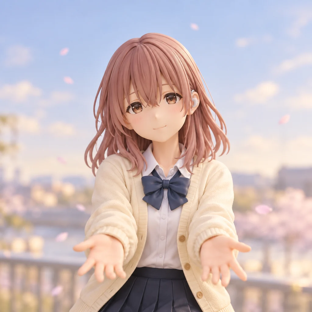 Shouko Nishimiya AI 辅助角色插画