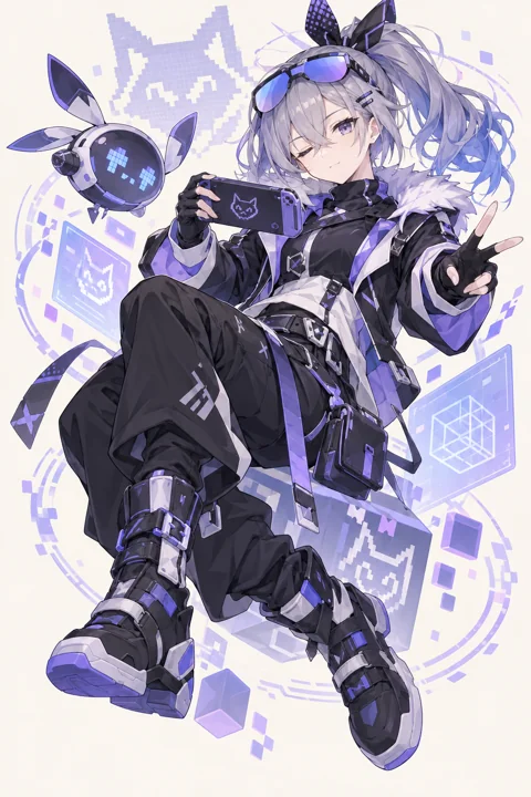 Silver Wolf角色示意插画