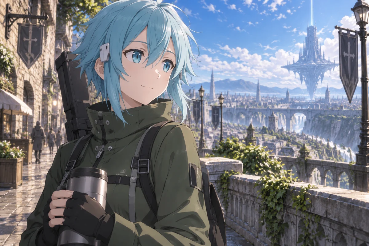 Sinon / Shino Asada AI 插画