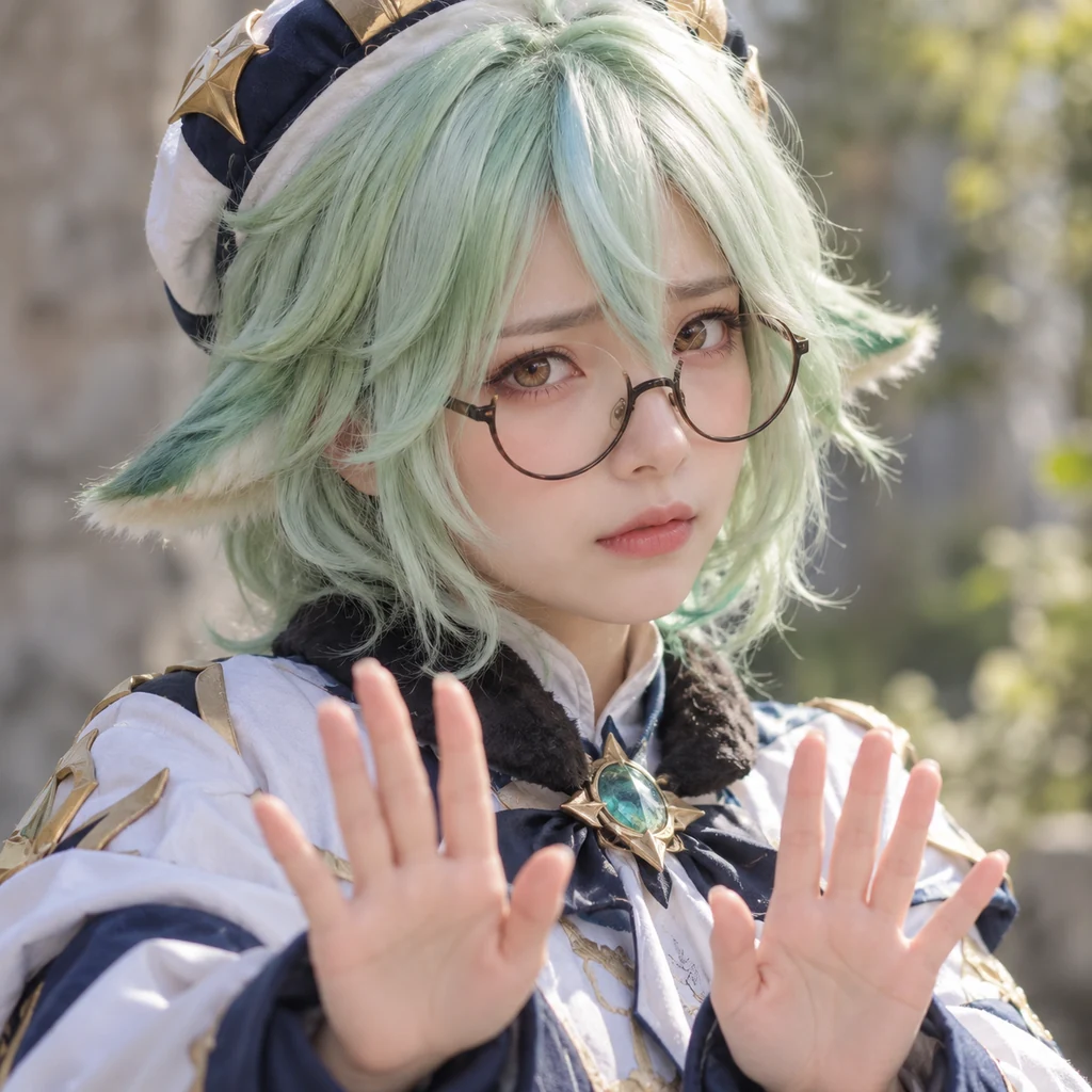 Sucrose live-action AI portrait