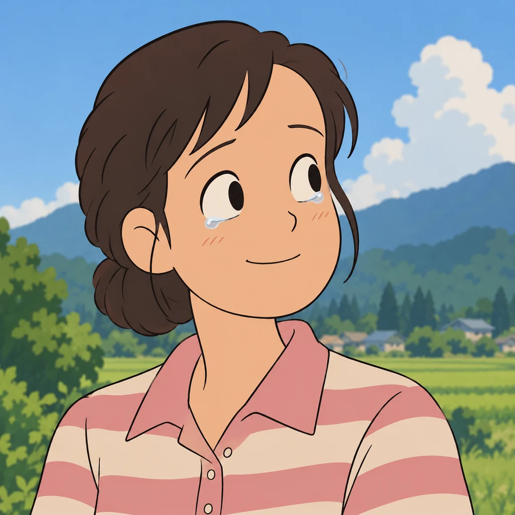 冈岛妙子 AI 辅助角色插画