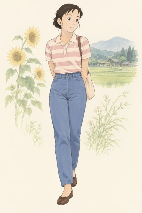 冈岛妙子角色示意插画