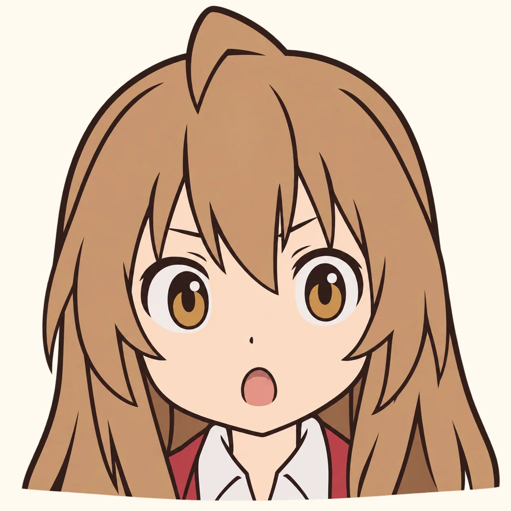 Taiga Aisaka AI 辅助角色插画