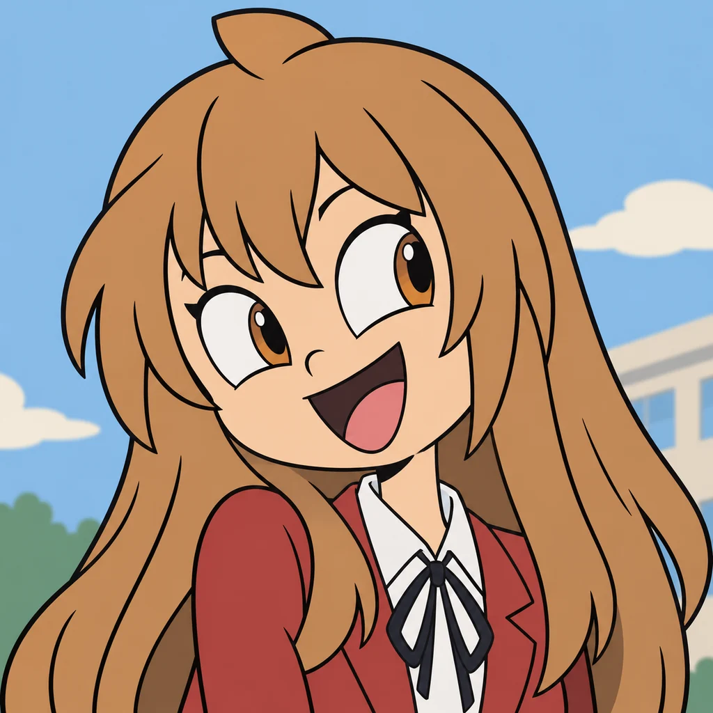Taiga Aisaka AI 辅助角色插画