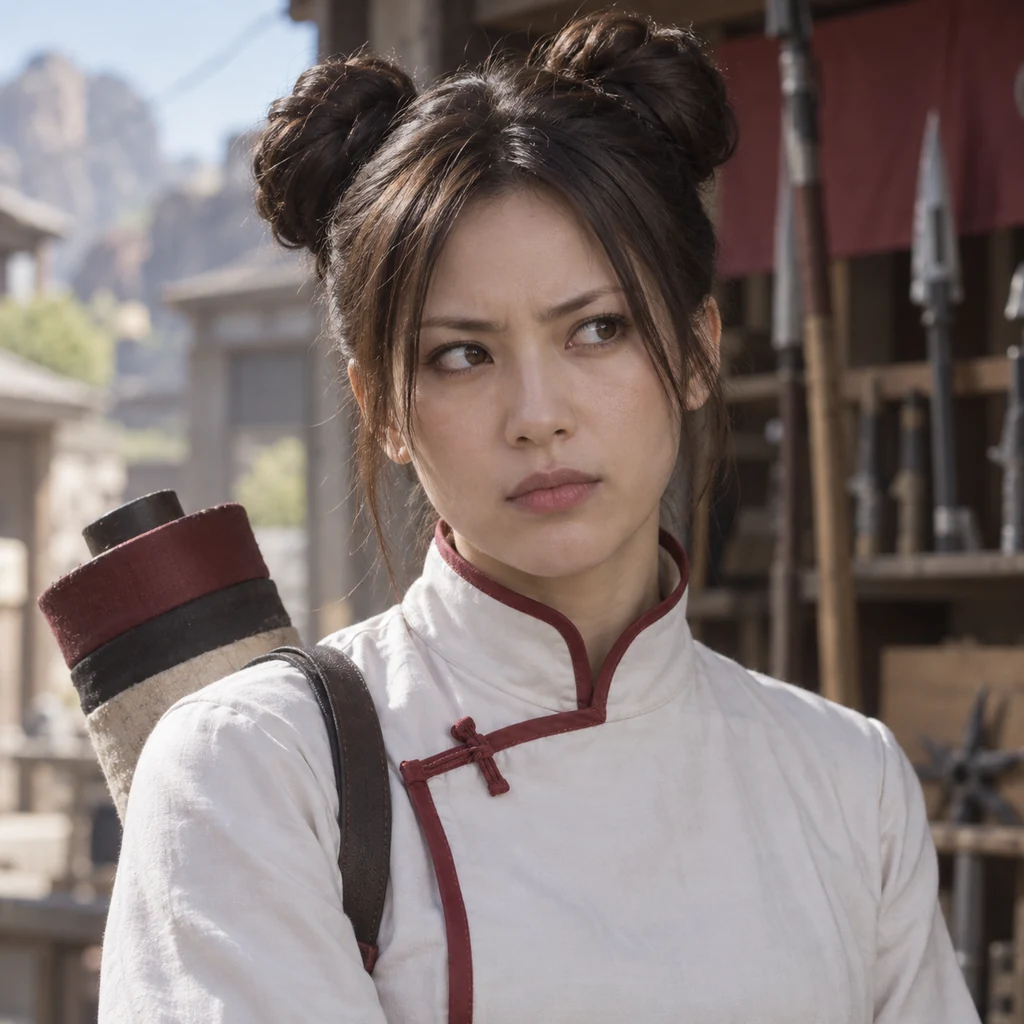 Tenten live-action AI portrait