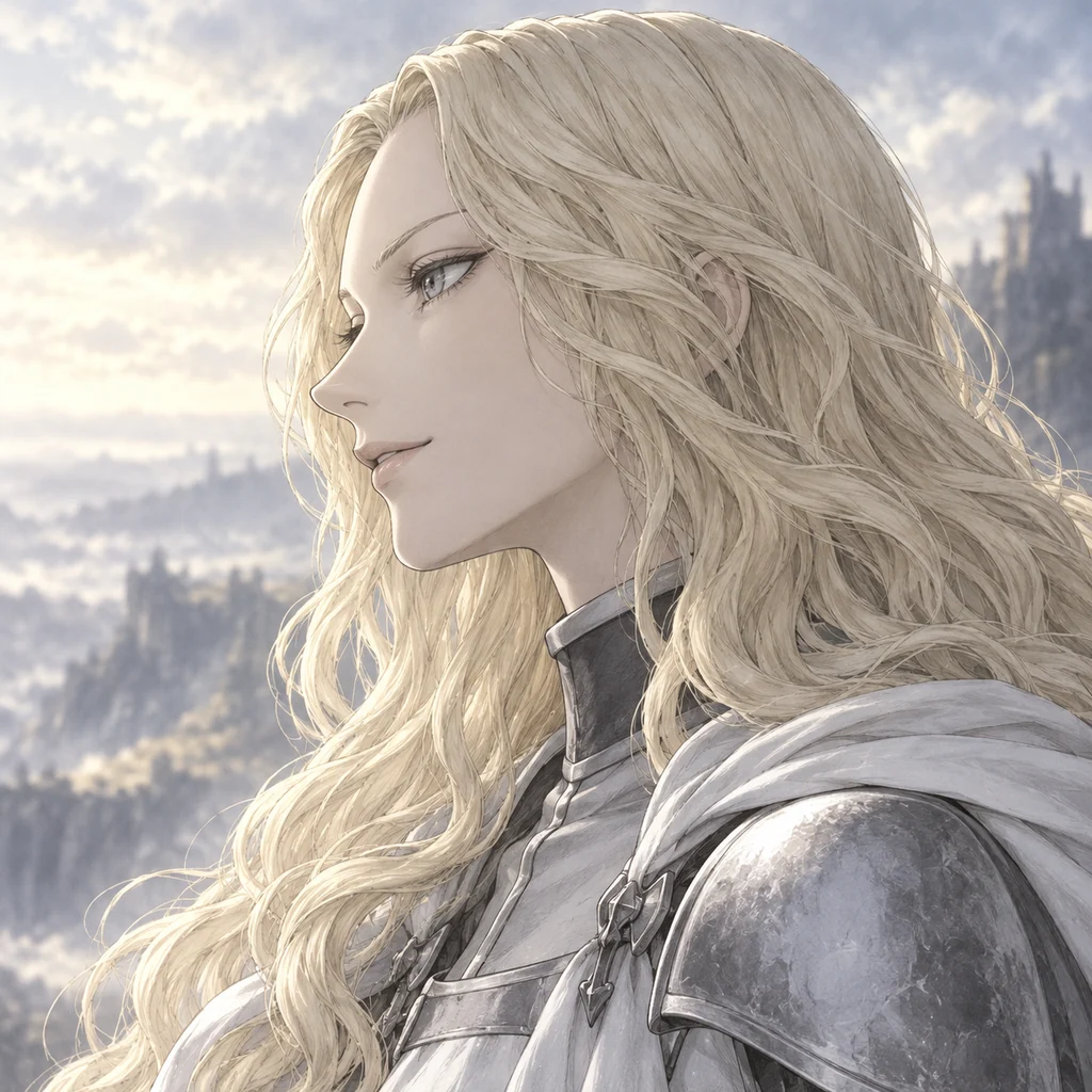 迪妮莎 AI 辅助角色插画