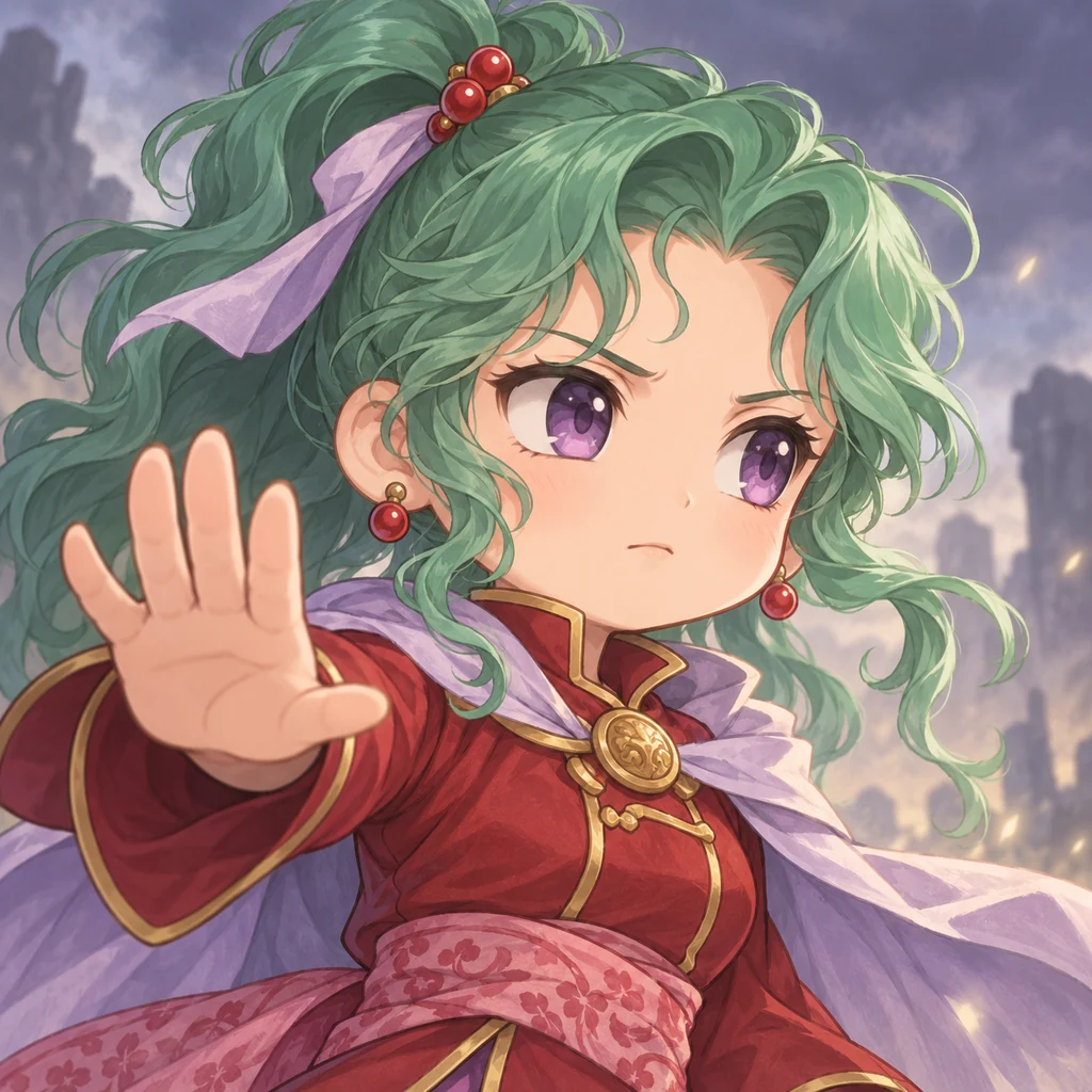 Terra Branford AI 辅助角色插画
